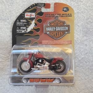 Harley Davidson 2000 FLSTF Street Stalker 1:24 Die-cast Replica, NWT